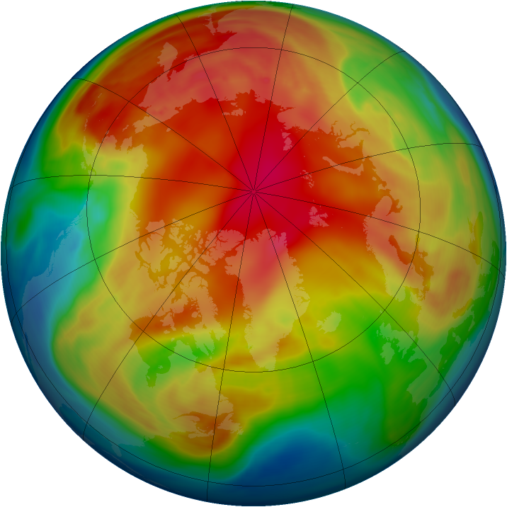 Arctic ozone map for 10 February 2006